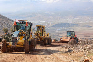 Müren yayla yolunda stabilize çalışmaları başladı