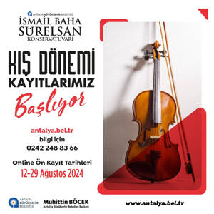 İsmail Baha Sürelsan Konservatuvarı Kış Dönemi Kayıtları Başlıyor