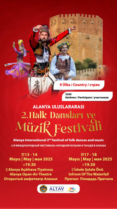 ALANYA ULUSLARARASA 2. HALK DANSLARI VE MÜZİK FESTİVALİ