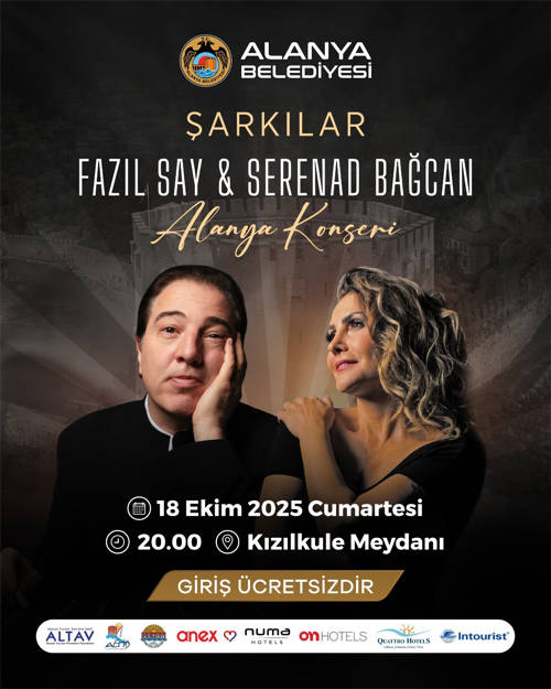 FAZIL SAY VE SERENAD BAĞCAN ALANYA KONSERİ