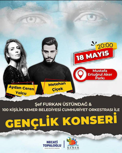 KEMER BELEDİYESİ "GENÇLİK KONSERİ"