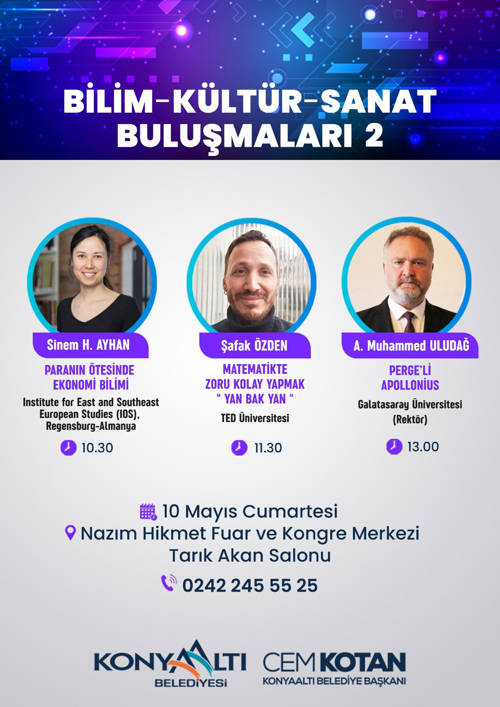 KONYAALTI BELEDİYESİ "BİLİM -KÜLTÜR-SANAT BULUŞMALARI 2"