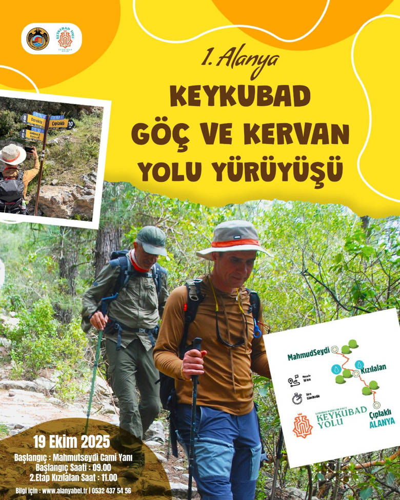 1. ALANYA KEYKUBAD GÖÇ VE KERVAN YOLU YÜRÜYÜŞÜ