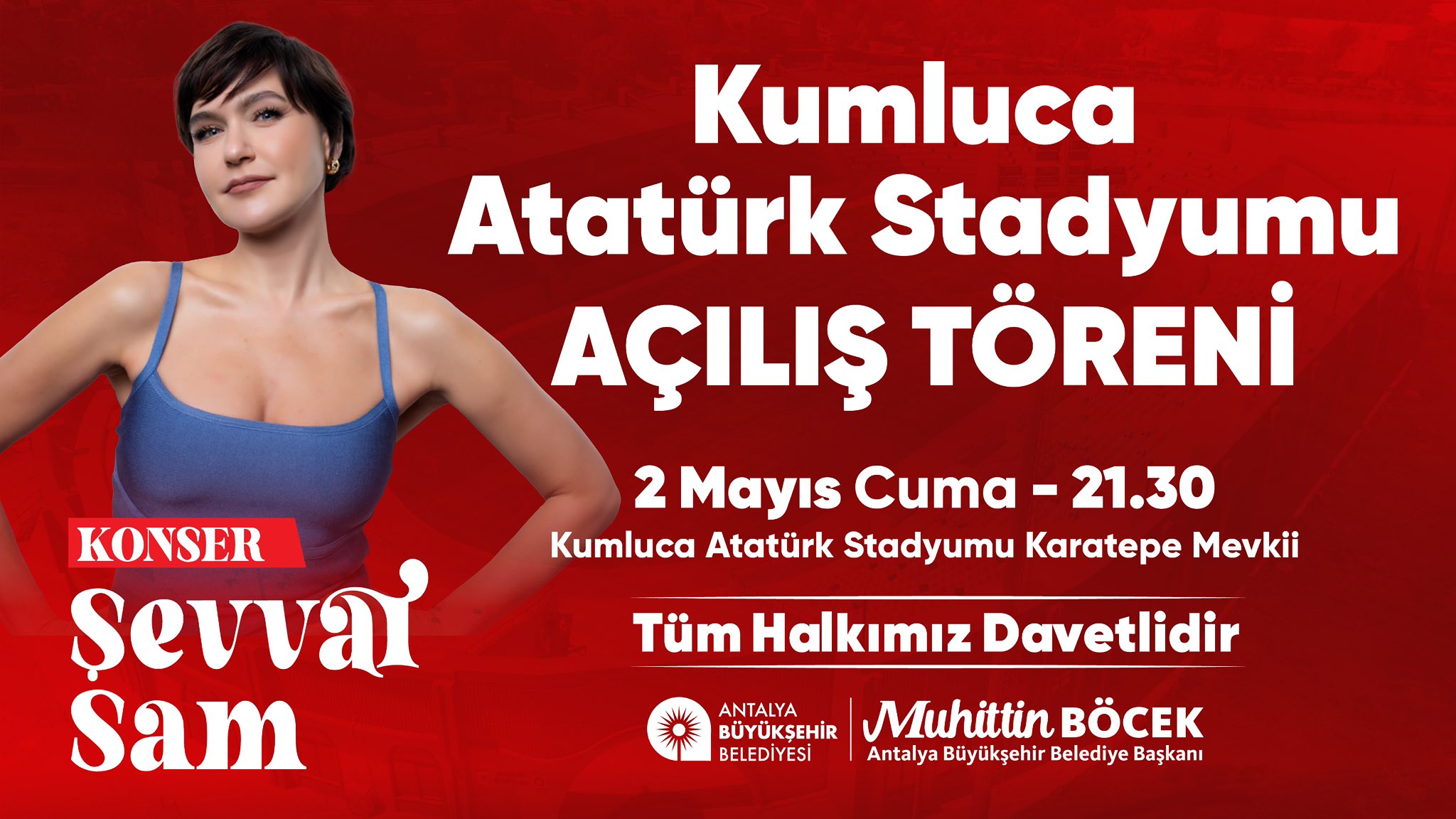 KUMLUCA ATATÜRK STADYUMU AÇILIŞ TÖRENİ