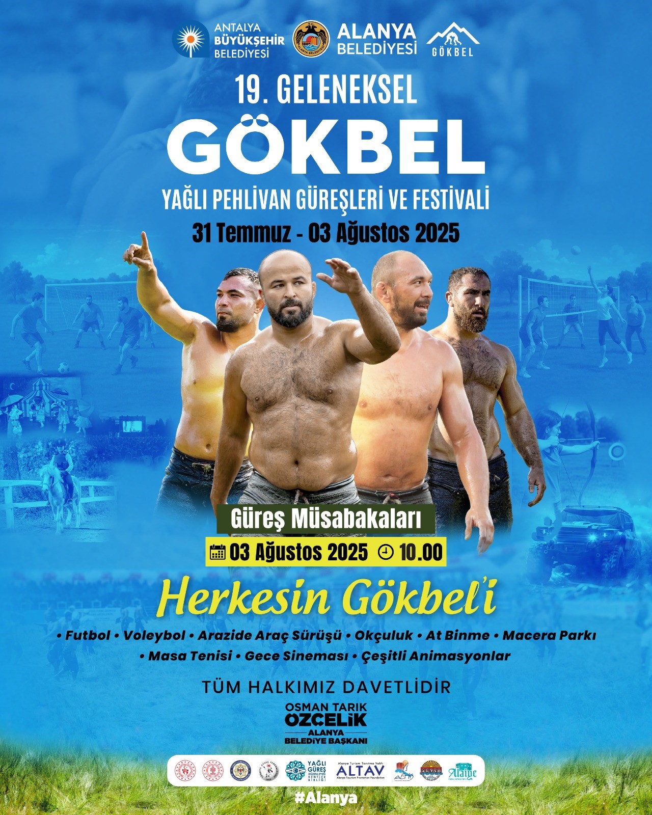 19. GELENEKSEL GÖKBEL YAĞLI PEHLİVAN GÜREŞLERİ VE FESTİVALİ