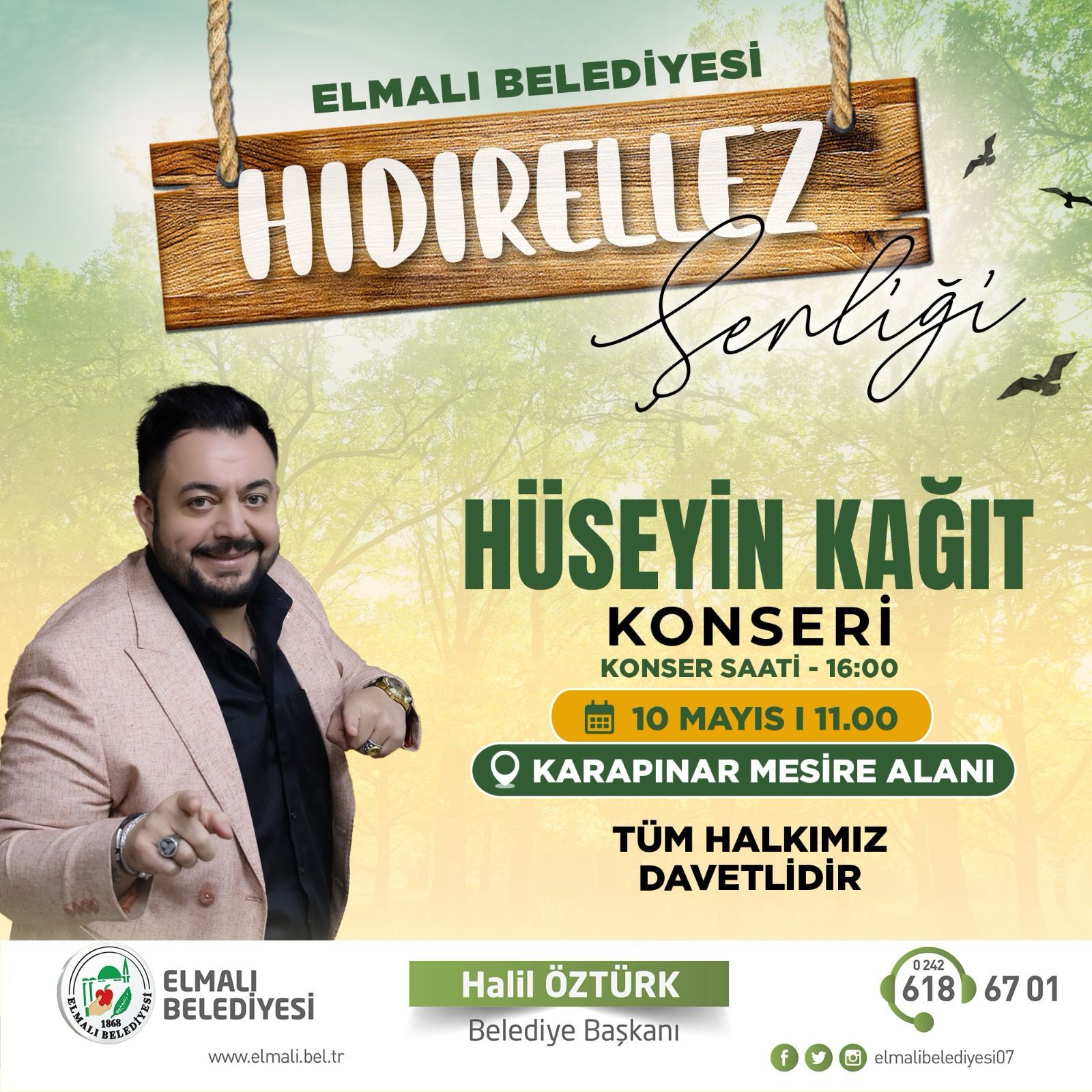 ELMALI BELEDİYESİ HIDIRELLEZ ŞENLİĞİ