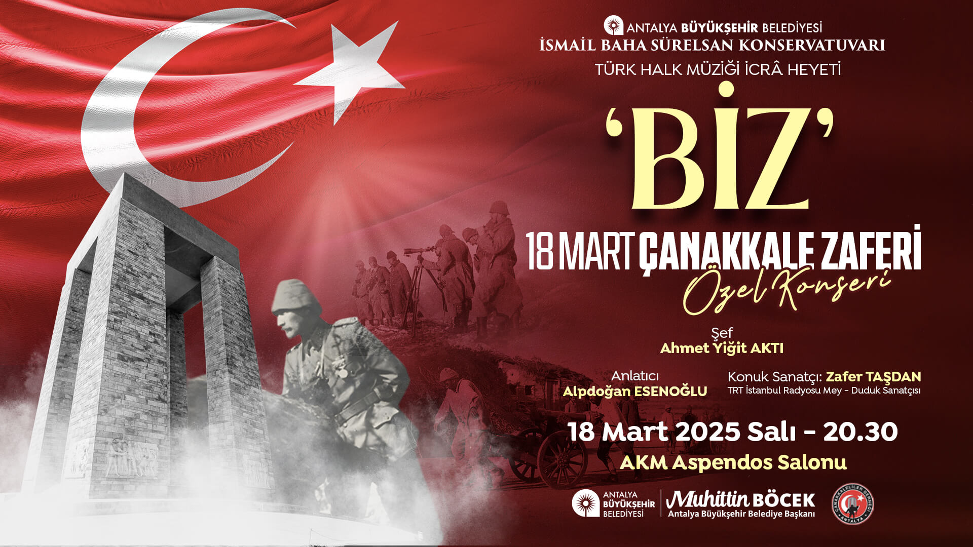 "BİZ"-18 MART ÇANAKKALE ZAFERİ ÖZEL KONSERİ