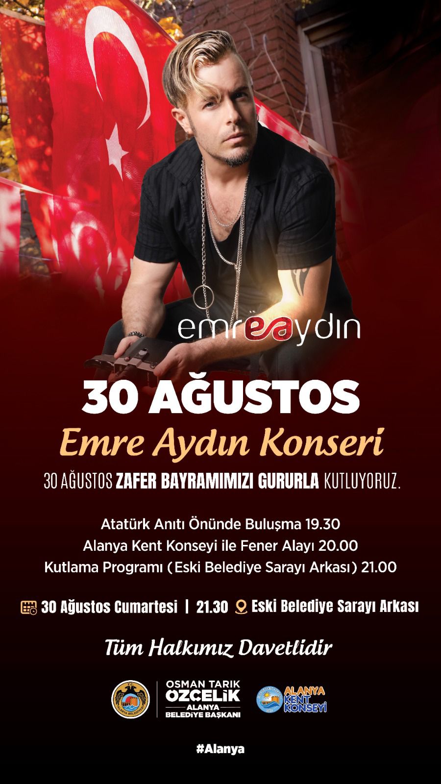 ALANYA BELEDİYESİ 30 AĞUSTOS ZAFER BAYRAMI KUTLAMALARI